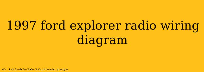 1997 ford explorer radio wiring diagram