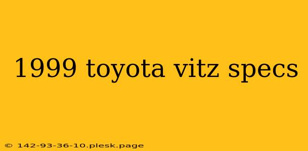 1999 toyota vitz specs