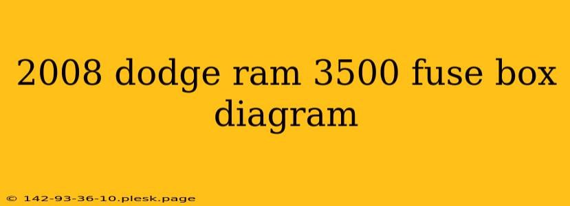 2008 dodge ram 3500 fuse box diagram