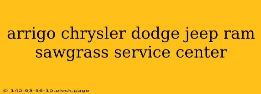 arrigo chrysler dodge jeep ram sawgrass service center