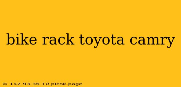 bike rack toyota camry