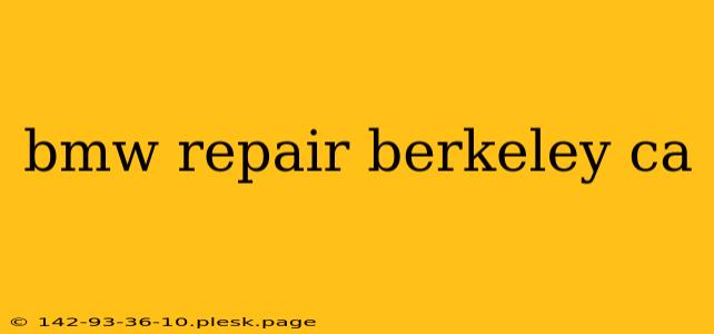 bmw repair berkeley ca