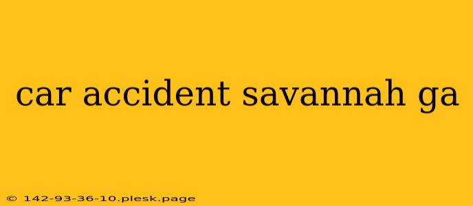 car accident savannah ga