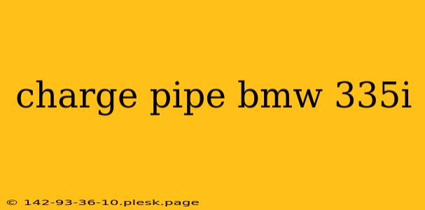 charge pipe bmw 335i