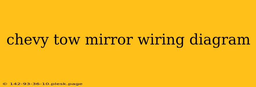 chevy tow mirror wiring diagram