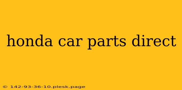 honda car parts direct