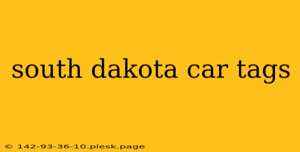 south dakota car tags