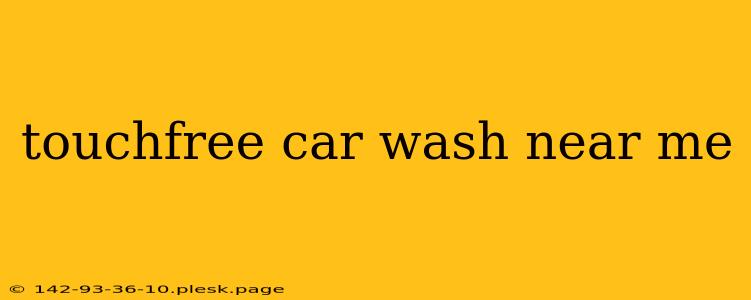 touchfree car wash near me