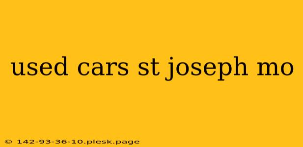 used cars st joseph mo